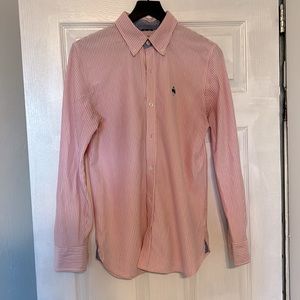 Brooks Brothers long-sleeve shirt - Pink/white - Size S